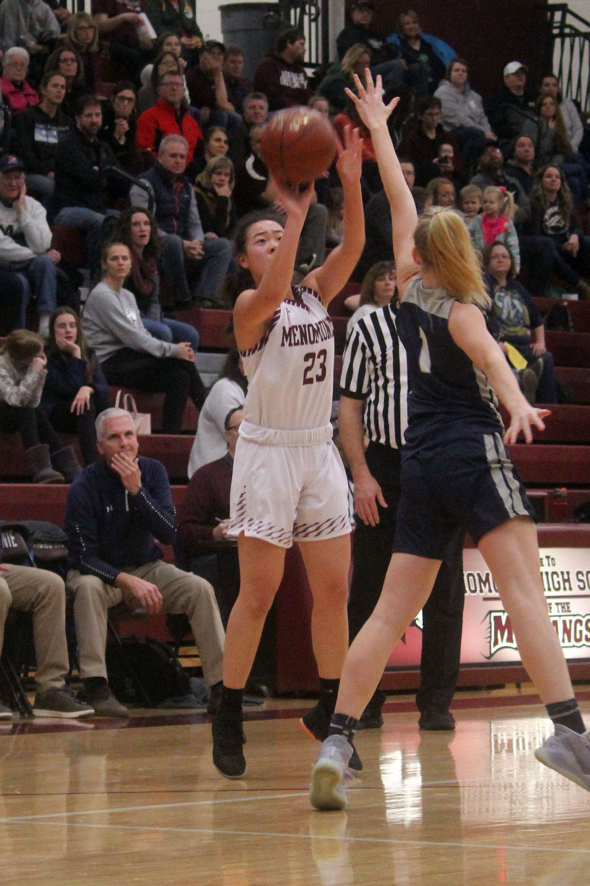 Hudson at Menomonie girls basketball 1-10-20